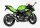 HURRIC Supersport Slip on Ersatzdämpfer (2-1) Super Short KAWASAKI Ninja 400 EX400G 2018-2021