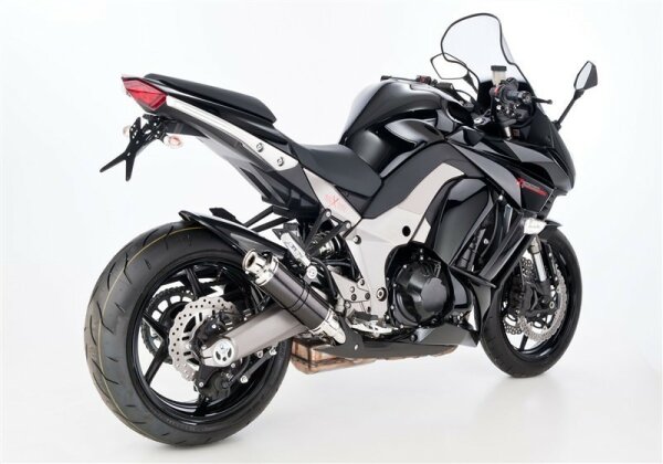 HURRIC Supersport Slip on Ersatzdämpfer (4-2) Super Short KAWASAKI Z1000 SX ZXT00L 2014-2016
