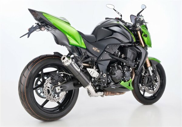 HURRIC Supersport Slip on Ersatzdämpfer (4-1)  KAWASAKI Z750R ZR750N 2011-2012