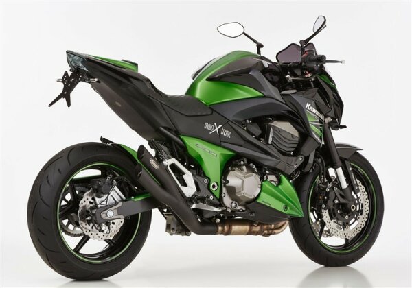 HURRIC Pro 2 Slip on Ersatzdämpfer (4-1)  KAWASAKI Z800 ZR800A/B 2013-2016