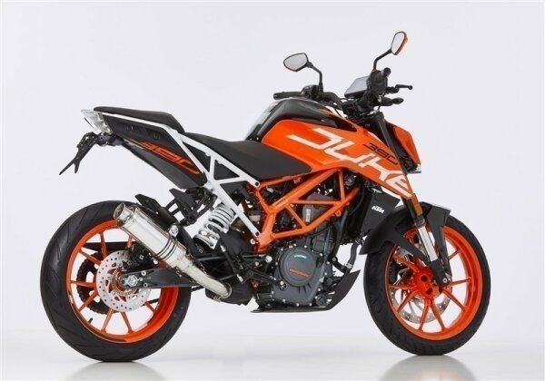 HURRIC Supersport Slip on Ersatzdämpfer (1-1) Super Short KTM 390 Duke KTM IS Duke 2021-2023