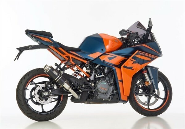 HURRIC Supersport Slip on Ersatzdämpfer (1-1) Super Short KTM RC 125 KTM RC 2022-2024
