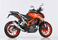 HURRIC Supersport Slip on Ersatzdämpfer (1-1) Super Short KTM RC 390 KTM IS RC 2017-2020