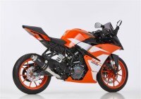 HURRIC Supersport Slip on Ersatzdämpfer (1-1) Super Short KTM RC 390 KTM IS RC 2017-2020
