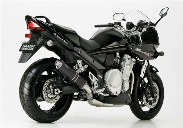 HURRIC Supersport Slip on Ersatzdämpfer (4-1)  SUZUKI GSF 650 Bandit S WVCJ 2007-2008
