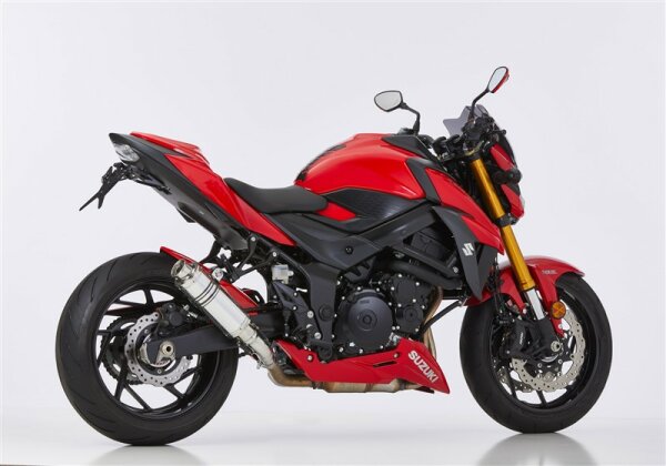 HURRIC Supersport Slip on Ersatzdämpfer (4-1) Super Short SUZUKI GSX-S 750 WC50/51/52 2017-2021
