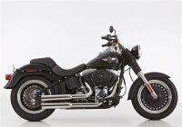 FALCON Double Groove Komplettanlage mit Kat Komplettanlage (2-2)  HARLEY DAVIDSON SOFTAIL Night Train FXSTB 2007-2007