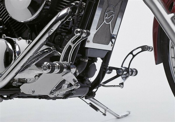 FALCON Round Style Fußrastenanlage    KAWASAKI VN 800 Classic VN800A/B 1996-2005