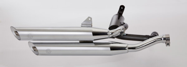 FALCON Cromo Line 2 Schalldämpfer rechts   YAMAHA XV1100 Virago 3LP 1989-1999