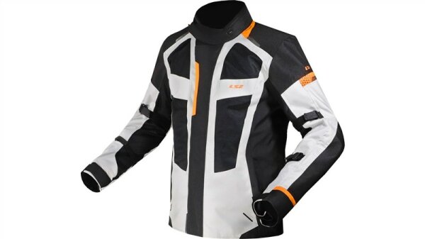 JACKE LS2 SCOUT MAN BLACK GREY ORANGE