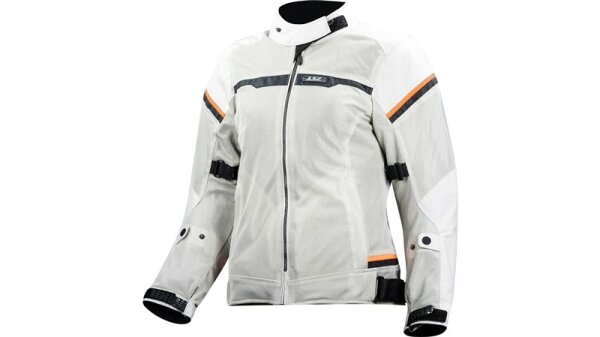 JACKE LS2 RIVA LADY LIGHT GREY H-V ORANGE