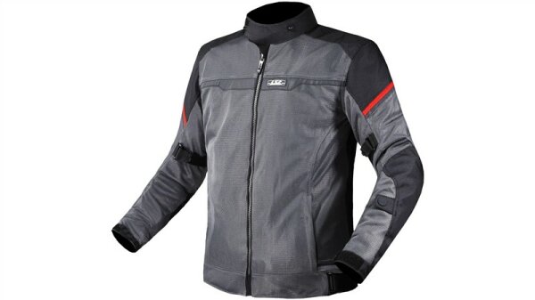 JACKE LS2 RIVA MAN BLACK DARK GREY RED