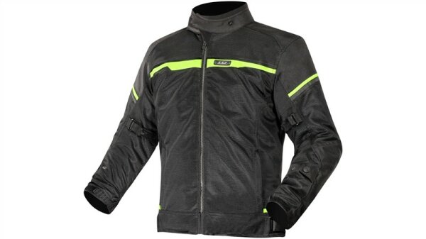 JACKE LS2 RIVA MAN BLACK NEON YELLOW
