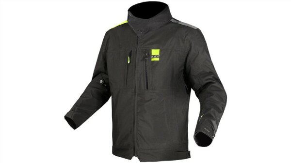JACKE LS2 TITANIUM MAN BLACK H-V YELLOW