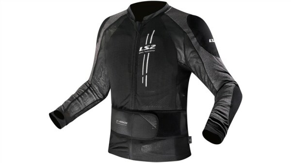 JACKE LS2 X-ARMOR MAN BLACK SILVER