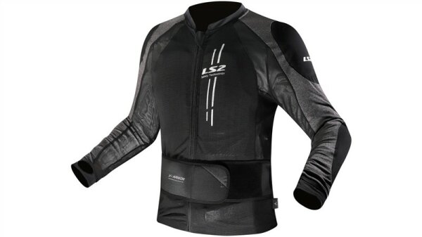 LS2 Jacke X-Armor schwarz,silber