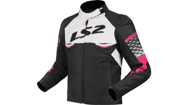 JACKE LS2 APEX DAMEN SCHWARZ/WEISS/PINK