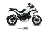 MIVV Suono Edelstahl Ducati Multistrada 1200 10-14