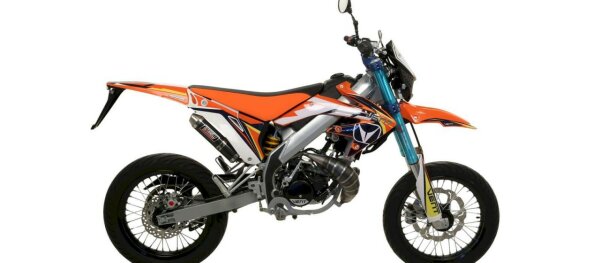 VENT DERAPAGE 50/DERAPAGE 50RR 2019/2020 ALUMINIUM SILENCER WITH LINK PIPE FOR G