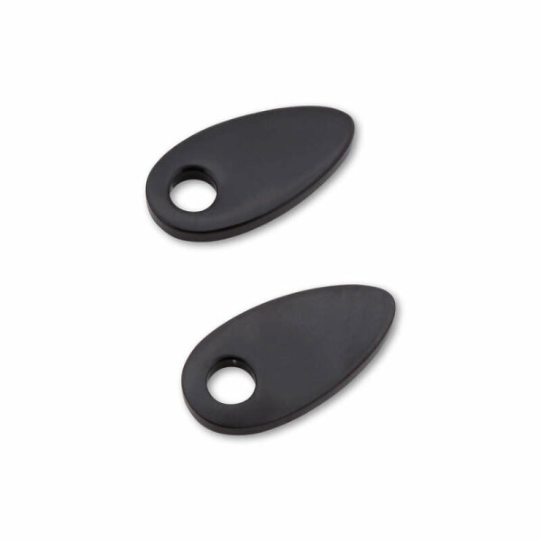 HIGHSIDER smart Montageplatten Indy Spacer Schwarzes Aluminium
