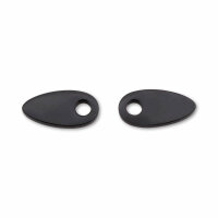 HIGHSIDER smart Montageplatten Indy Spacer Schwarzes Aluminium