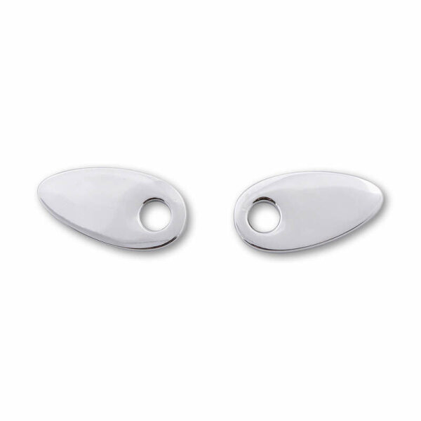 HIGHSIDER smart Montageplatten Indy Spacer Chrom Aluminium