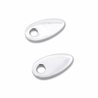 HIGHSIDER smart Montageplatten Indy Spacer Chrom Aluminium