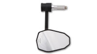 HIGHSIDER pro Lenkerendenspiegel Victory-X Schwarz Mit LED Blinker/Positionslicht (1Stck)