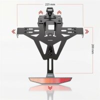 HIGHSIDER pro Kennzeichenhalter Akron-RS Pro Triumph Trident 660