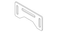 HIGHSIDER pro Kennzeichenbeleuchtungsplatte Schwarz (1Stck)