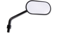 HIGHSIDER smart Lenkerspiegel Agila Schwarz Oval, Rechts, Nicht E-Geprüft