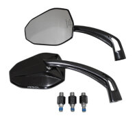 HIGHSIDER pro Spiegel Victory Schwarz (Paar)