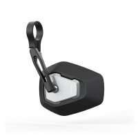 HIGHSIDER pro Lenkerendenspiegel Esagano-RS Schwarz/Silber Kurz (1Stck)