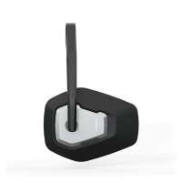 HIGHSIDER pro Lenkerendenspiegel Esagano-RS Schwarz/Silber Lang (1Stck)