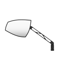 HIGHSIDER pro Spiegel Wave Schwarz/Rot (Paar)