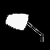 HIGHSIDER pro Spiegel Wave Schwarz/Silber (Paar)