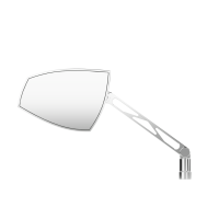 HIGHSIDER pro Spiegel Wave Schwarz/Chrom (Paar)