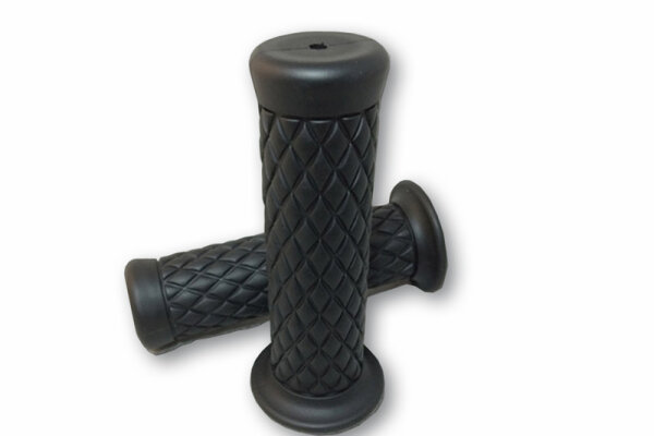HIGHSIDER smart Custom Diamond Style Griffgummi Schwarz 1 Zoll (Paar)