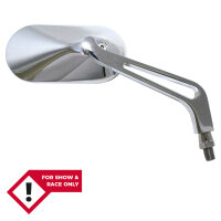 HIGHSIDER smart Lenkerspiegel Chrom Oval