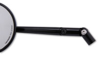 HIGHSIDER pro 16-L Spiegelverlängerung Schwarz glänzend