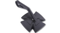 HIGHSIDER pro Lenkerendenspiegel Iron Cross Schwarz (1Stck)