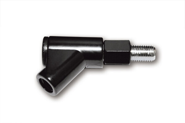 HIGHSIDER smart Spiegeladapter Schwarz M 10x1,25, Rechtsgewinde