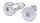 HIGHSIDER pro Curve Lenkergewichte Chrom (Paar)