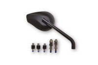 HIGHSIDER pro Spiegel Phoenix 1 Schwarz (Paar)