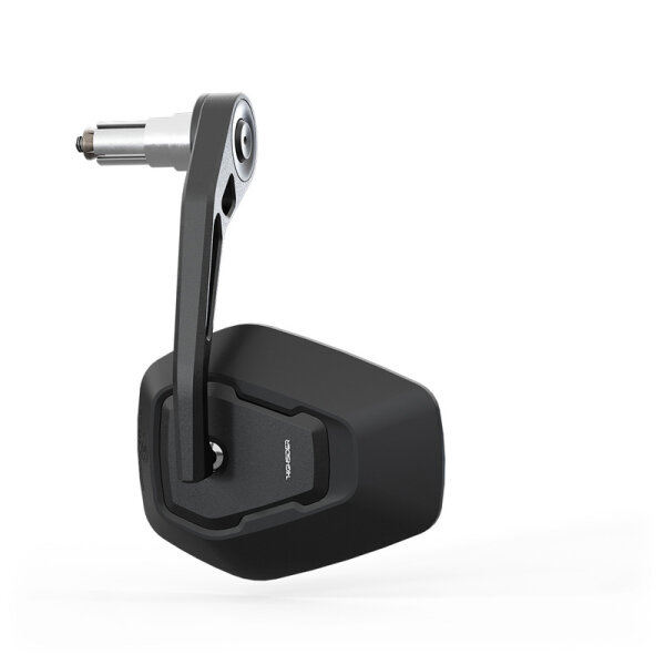 HIGHSIDER pro Lenkerendenspiegel Esagano-RS EVO Schwarz/Schwarz (1Stck)