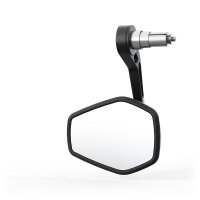 HIGHSIDER pro Lenkerendenspiegel Esagano-RS EVO Schwarz/Schwarz (1Stck)