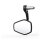 HIGHSIDER pro Lenkerendenspiegel Esagano-RS EVO Schwarz/Silber (1Stck)