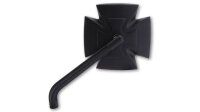 HIGHSIDER pro Spiegel Iron Cross Schwarz (Paar)