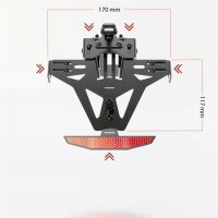 HIGHSIDER pro Kennzeichenhalter Akron-RS Pro Husqvarna Svartpilen / Vitpilen 401
