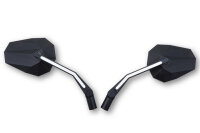HIGHSIDER pro Spiegel Stealth -X3 Schwarz Mit LED Positionslicht (Paar)